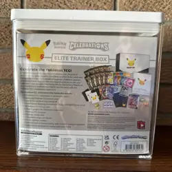 Pokemon Celebrations ETB–Minor Shrink Wrap Tear (See Photos) Comes with Case!! 820650809439 - Image 2