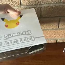 Pokemon Celebrations ETB–Minor Shrink Wrap Tear (See Photos) Comes with Case!! 820650809439 - Image 3