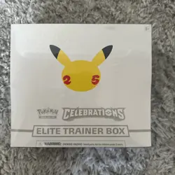 Pokemon Celebrations ETB–Minor Shrink Wrap Tear (See Photos) Comes with Case!! 820650809439 - Image 4