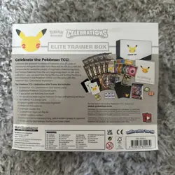 Pokemon Celebrations ETB–Minor Shrink Wrap Tear (See Photos) Comes with Case!! 820650809439 - Image 5