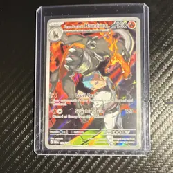 Pokemon Team Rocket's Houndoom Illustration Rare Holo SV10 191/182 130HP - Image 1