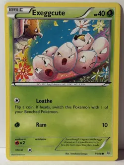 Exeggcute 1/108 XY - Roaring Skies NM Pokemon Fast Shipping - Image 1