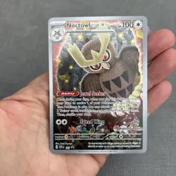 Noctowl SVP 141 Pokemon Center Stamped promo - Image 1