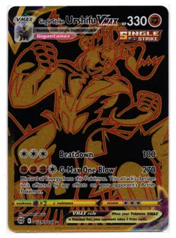 Pokemon TCG Brilliant Stars Rapid Strike Urshifu VMAX TG29/TG30 Ultra Rare Holo - Image 1