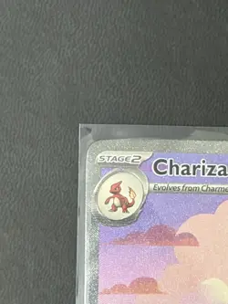 Pokemon Charizard EX 199/165 Scarlet & Violet 151 Special Illustration Rare Holo - Image 3