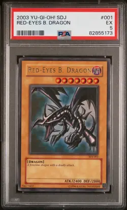 Red-Eyes Black Dragon SDJ-001 PSA Rated - Image 1