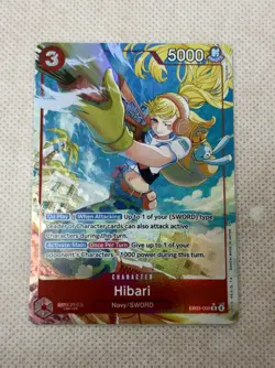ONE PIECE - HIBARI - EB03-008 - ALT ART RARE - ENGLISH - EB03 - BRAND NEW - Image 1
