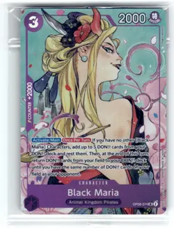 One Piece Promotion Cards #OP08-074 Black Maria (Illustration Box Vol.2) - Image 1