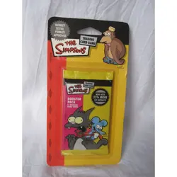 NEW The Simpsons Trading Card Game Booster Pack of 11 cards Itchy and Scratchy - Image 1