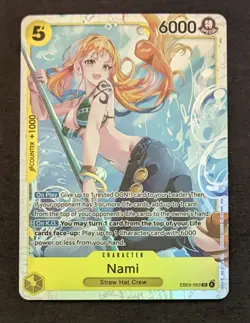 Nami EB03-053 SR English NM EB: Heroines Edition One Piece Card Game TCG - Image 1