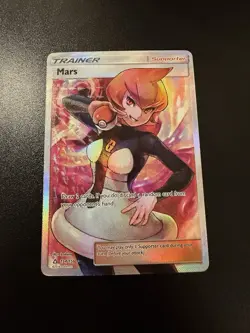 Pokemon TCG Mars Ultra Prism Holo Full Art Ultra Rare Card 154/156 - Image 1