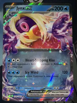 JYNX EX Scarlet And Violet 151 Secret Rare 124/165 Pokemon Card - Image 1