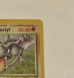Pokemon TCG Aerodactyl Holo Rare Card Fossil, 1/62, Black Star - Image 4