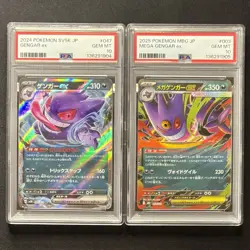 PSA 10 Gengar & Mega Gengar ex 047 003 Sequential Set Pokemon Card JAPAN GEM MT - Image 2