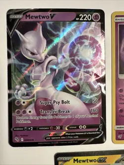 Pokemon MEWTWO 3 Card Lot ~ V Holo EX - Image 3