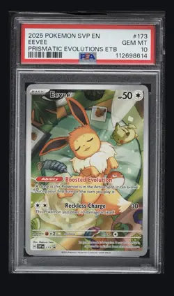 Pokemon Eevee 173 Scarlet & Violet Promo Cards Holo PSA 10 English 2025 - Image 1