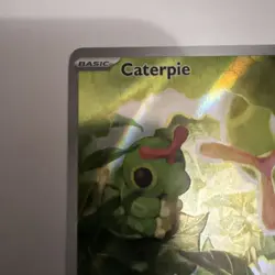 Pokemon TCG Caterpie 172/165 Holo Illustration Rare Scarlet and Violet 151 Card - Image 3