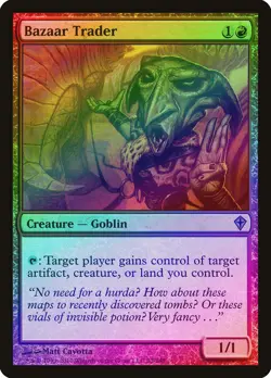 Bazaar Trader FOIL Worldwake PLD Red Rare MAGIC THE GATHERING CARD ABUGames - Image 1