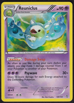 Reuniclus 126/124 Secret Rare Dragons Exalted Pokemon Card NM - Image 1