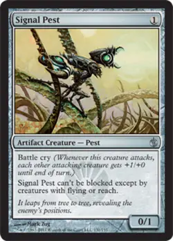4x Signal Pest NM-Mint, English Mirrodin Besieged MTG Magic - Image 1