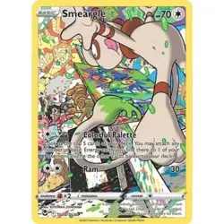 Smeargle TG10/TG30 SWSH12 Silver Tempest Trainer Gallery Full Art Pokemon TCG NM - Image 1