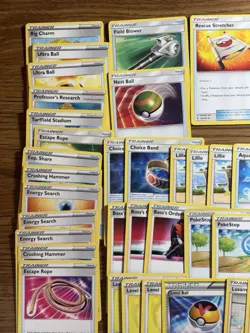 Pokemon TCG Trainer Card Lot - 110 Cards - LP - PLAYABLES - Image 2