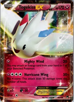 Togekiss EX Ultra Rare XY - BREAKpoint 83/122 - LP - Pokemon TCG - Image 1
