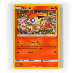 Pokemon - Victini Holo - SM225 - Black Star Promo Card - Image 1