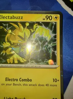 HD Cosmos Holo Rare Electabuzz 125/165 Promo 151 Pokemon - Image 5