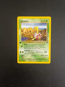 Carte Pokemon Caratroc 72/111 Edition 1 Neo Genesis Wizards FR - Image 1
