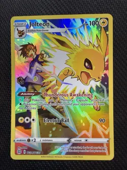 2022 Pokemon JOLTEON Brilliant Stars Trainer Gallery TG04/TG30 - Image 1