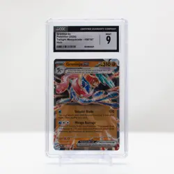 Pokemon Greninja ex Holo #106 Holo Rare Twilight Masquerade 2024 - CGC 9 Mint - Image 2