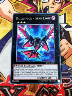 Raidraptor - Fiend Eagle docs-en051 Unltd Ed (NM+) Rare Yu-Gi-Oh! - Image 1