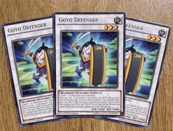 3x Goyo Defender | Full Playset | BOSH-EN050 | Rare | 1st Edition | YuGiOh | NM - Image 1