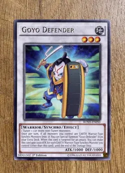 3x Goyo Defender | Full Playset | BOSH-EN050 | Rare | 1st Edition | YuGiOh | NM - Image 3