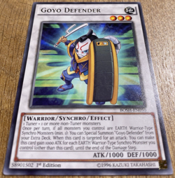 3x Goyo Defender | Full Playset | BOSH-EN050 | Rare | 1st Edition | YuGiOh | NM - Image 5
