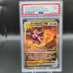 Origin Forme Palkia VSTAR Pokemon Card - Crown Zenith: Secret Rare Holo - PSA 9 - Image 1