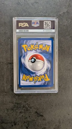 PSA 9 MINT 1999 BASE SET POKEMON SQUIRTLE 63/102 #63 WOTC GRADED CARD - Image 2