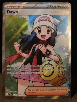 Pokemon Dawn 118/94 Full Art 2025 TCG Phantasmal Flames English Card NM - Image 1