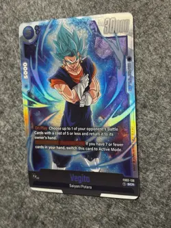dragon ball super card game Vegito SCR foil F802-139 battle 30000 - Image 3