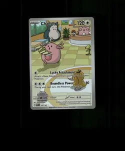 FAN-ART READ DESCRIPTION BELOW HOLO Chansey Card Chansey Pokemon Card p2 - Image 1