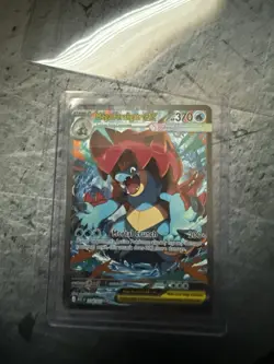 Pokemon Mega Feraligatr EX Holo Stage 2 Card 162/217 Water Type - Image 1