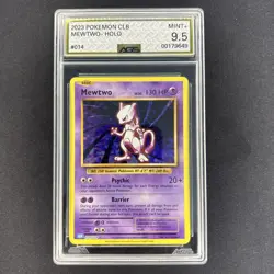 Mewtwo 014/034 2023 Trading Card Game Classic Holo AGS Graded 9.5 Mint + - Image 1