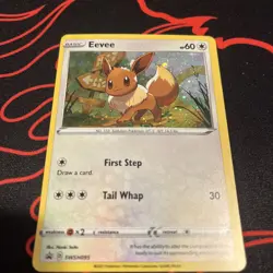 Pokemon TCG Eevee SWSH095 SWSH: Sword & Shield Promo Card NM - Image 2