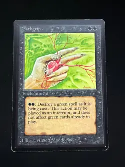 Magic The Gathering BETA Deathgrip MTG BETA - Image 1