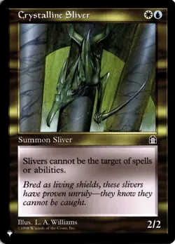Crystalline Sliver LIST The List Reprints NM - Image 1