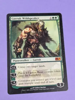 MTG Magic: Magic 2011: Garruk Wildspeaker #175/249 Mythic - LP - Image 1