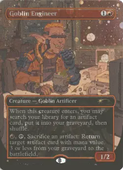 MTG Goblin Engineer (2103) *Galaxy Foil* Secret Lair: Deathburger MT/NM - Image 1