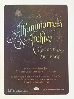 Alhammarret's Archive Secret Lair Encyclopedia Countdown Kit Foil MTG NM - Image 1