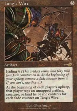 MTG-1x-Moderate Play, English-Tangle Wire-Nemesis - Image 1